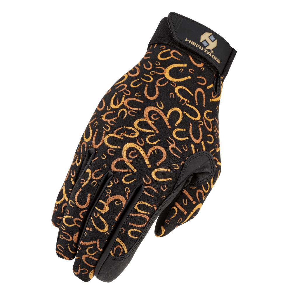 Heritage Gloves Performance Glove Horseshoes