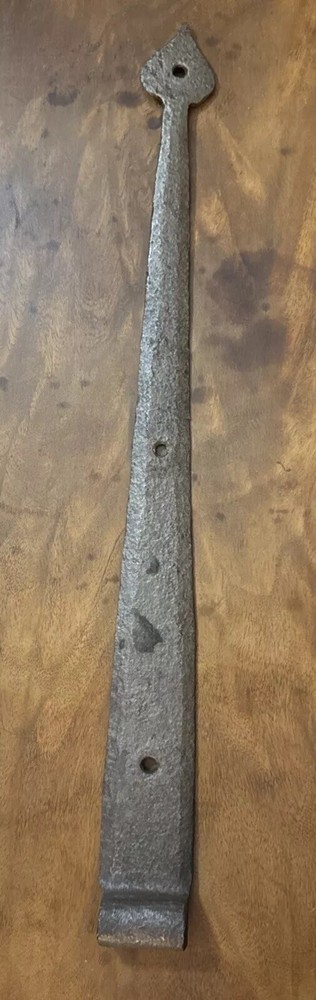 Antique Hand Forged 22” Wrought Iron Hinge