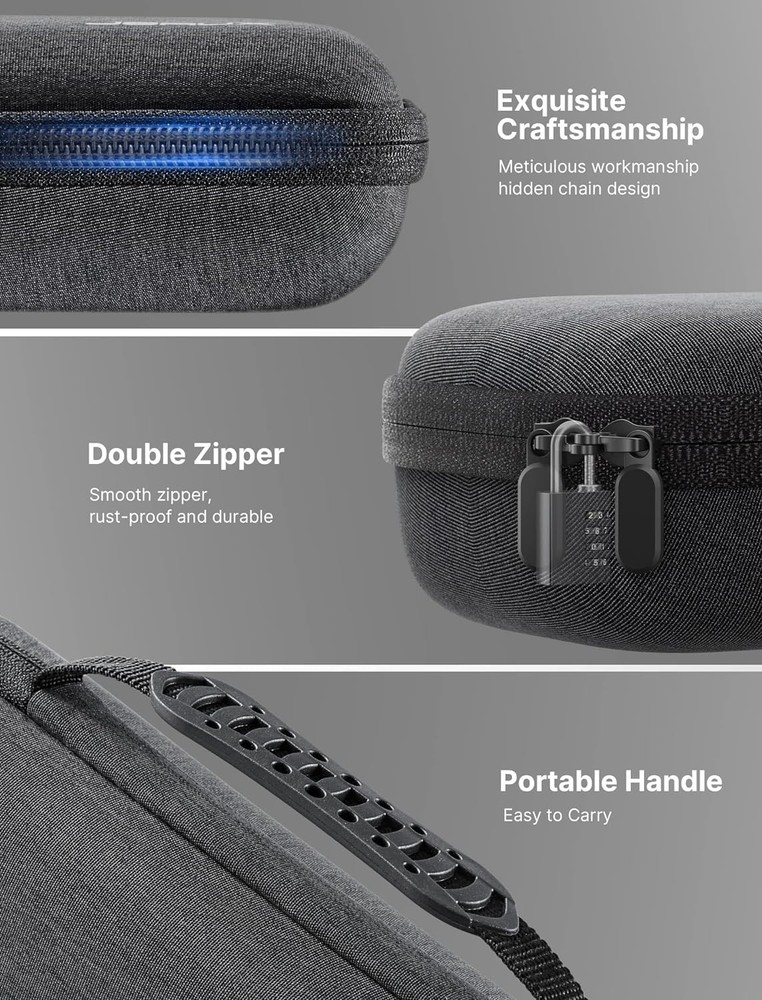 Carrying Case Compatible with Steam Deck/ROG Ally, Protective Hard Shell Trav...