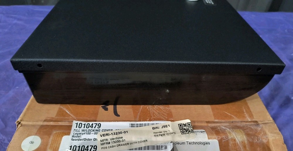 VeriFone Ruby Ruby II Cash Drawer Money Insert Till With Locking Cover & Keys