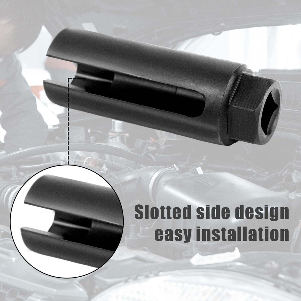 Offset Oxygen Sensor Socket 3/8" Drive x 7/8" for O2 Removal & Installation