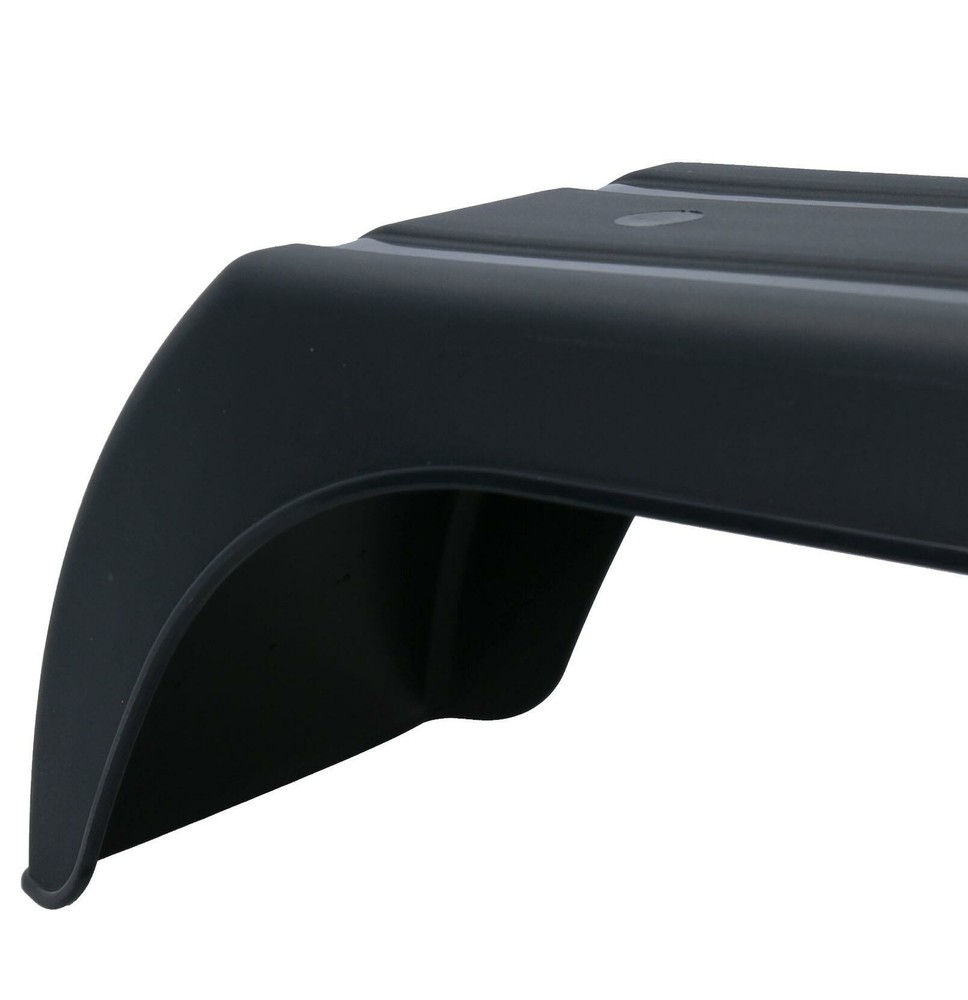 10" Plastic Mudguard Fender (Single) Offset Fit & Mud Guard Angle (LARGE) Brack