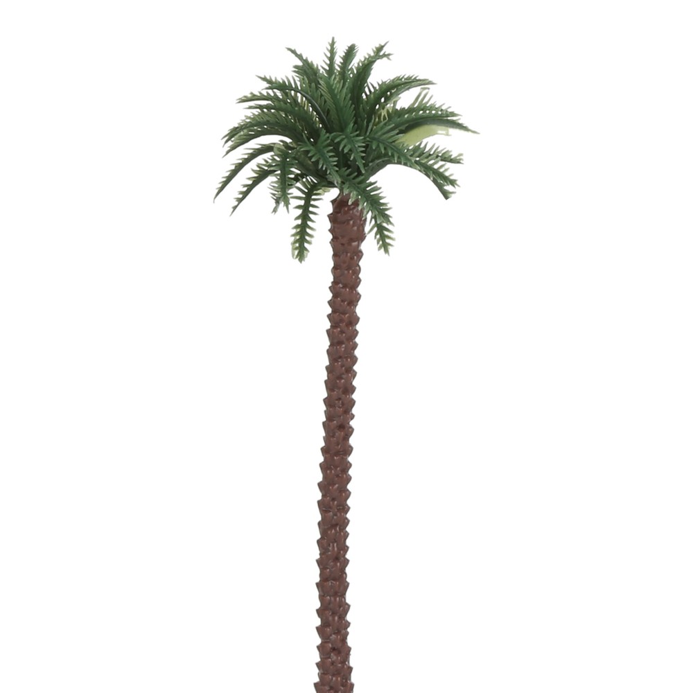 48Pcs Coconut Trees Model Layout Rainforest Palm Tree for Train Railroad Scenery