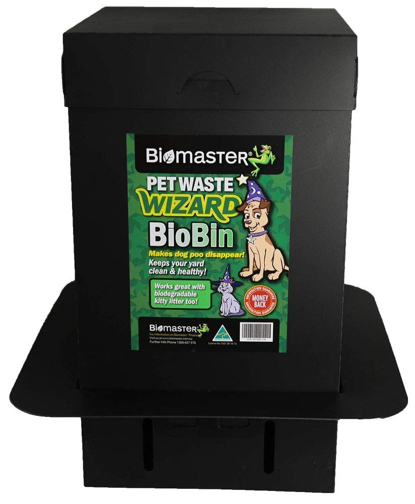 Pet Waste Wizard BioBin Composter - Dog Poop Digester System=