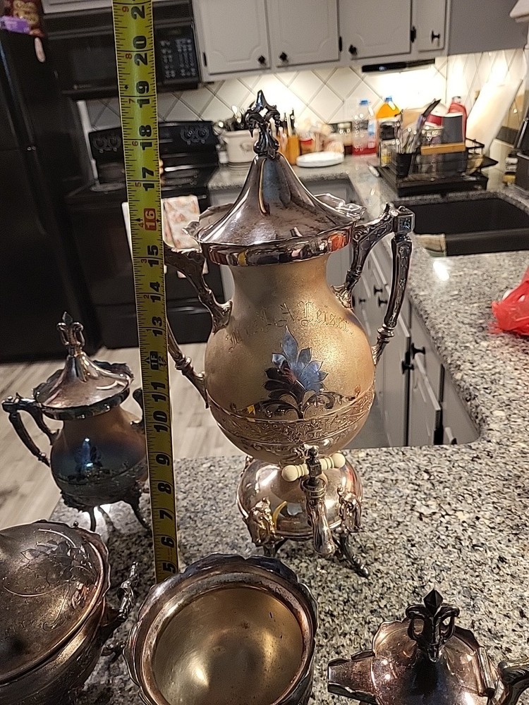 Victorian Silver Plated Coffee Set