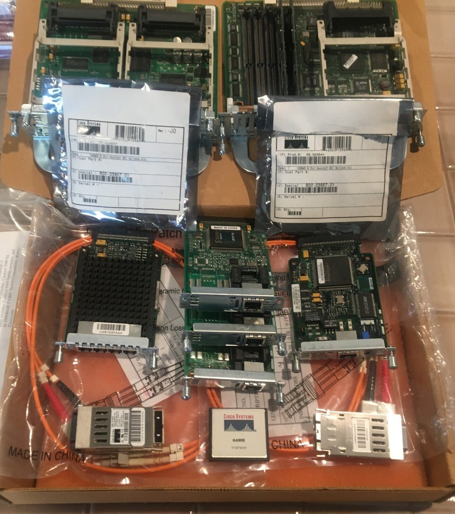 Cisco Systems WAN and VOIP Hardware. (See Item Description)