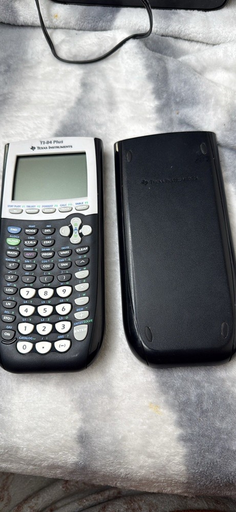 Texas Instruments TI-84 Plus Graphing Calculator Black USB Programmable LCD