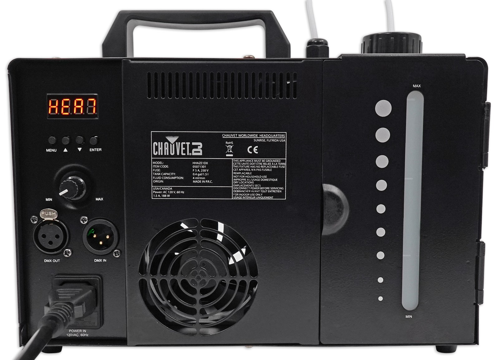 Chauvet DJ Hurricane Haze 1DX Water Based Haze Machine Hazer