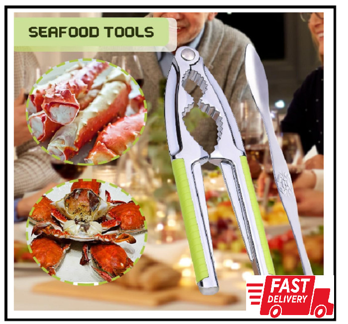 Nut Cracker, Nutcracker, Seafood Tools, Walnut Cracker for All Nuts, Heavy Duty
