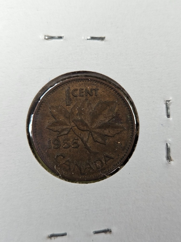 COINS - CANADA - 1 CENT 1955