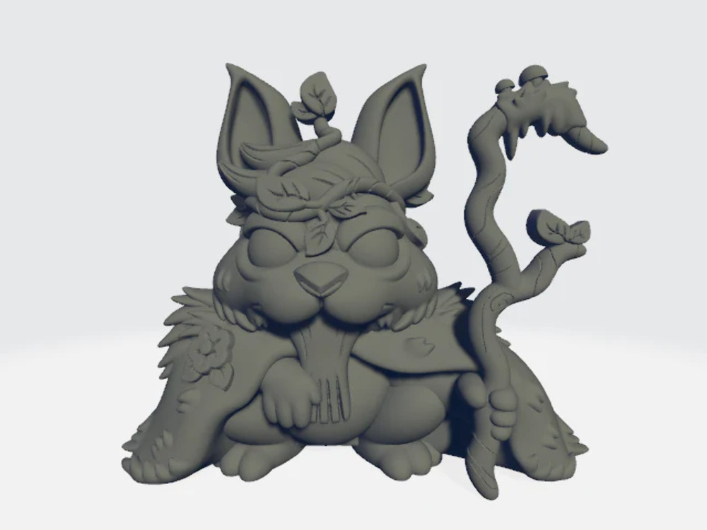 Chibi Tykes - Druid Rabbit