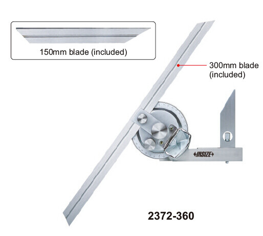 Insize UNIVERSAL PROTRACTOR, 0-360 , graduation 5' (2372-360)