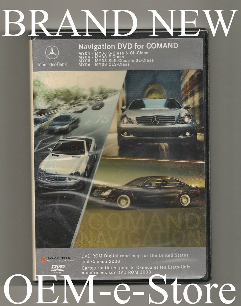 2005 2006 2007 2008 Mercedes E320 E350 E500 E550 E55 E63 Navigation DVD Map NEW
