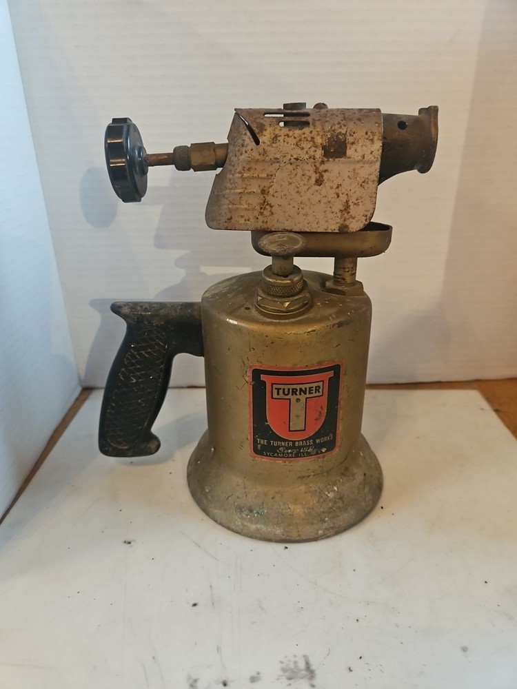 Vintage Brass Blow Torch Untested
