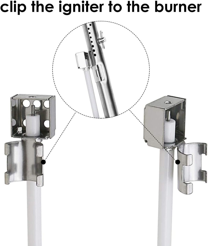 Push Button Grill Ignitor 2 Outlet Electronic Igniter Kit for Charbroil Advantag