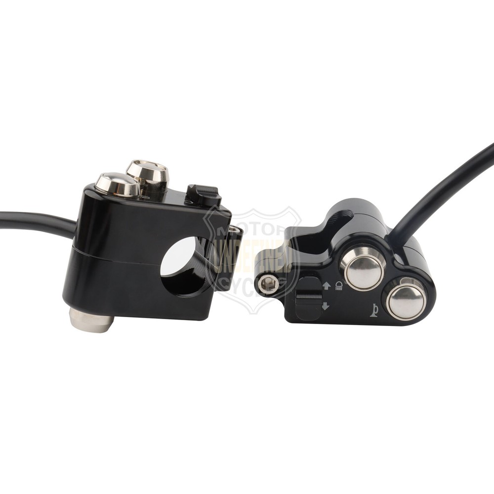 25mm 1'' Handlebar Control Switch Motorcycle Start Button For Harley Universal