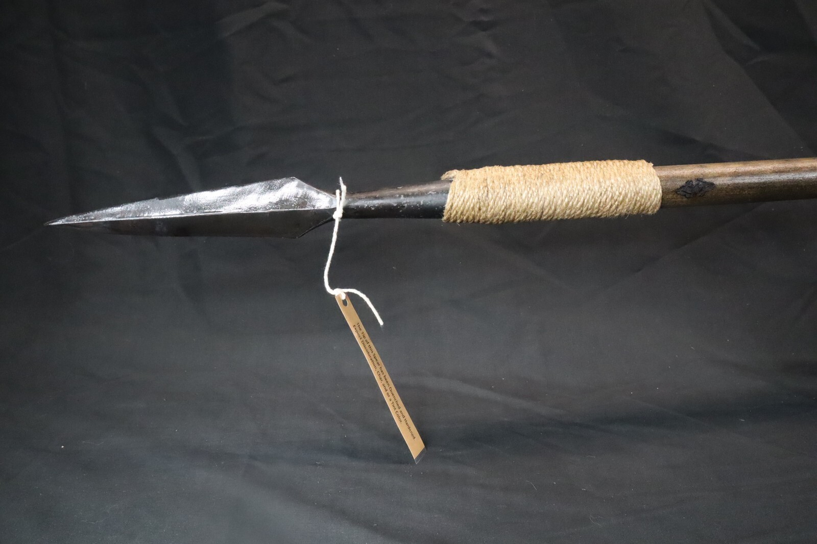 Battle Ready Razor Sharp Harden Spear, 68" High Carbon Steel Functional Spear