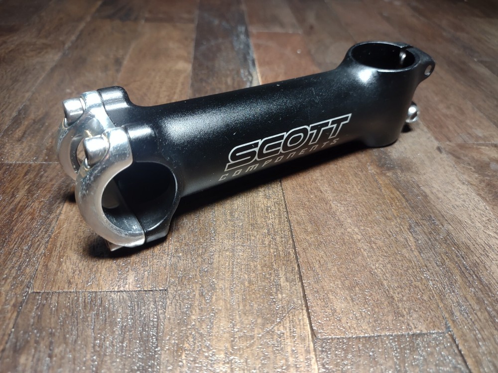 Scott Components Threadless AL Stem, 125mm, 25.4mm, Black