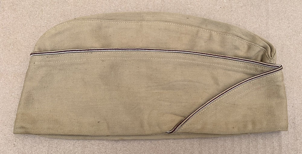 Original WWII US Army Garrison Cap Uniform Hat Size 7