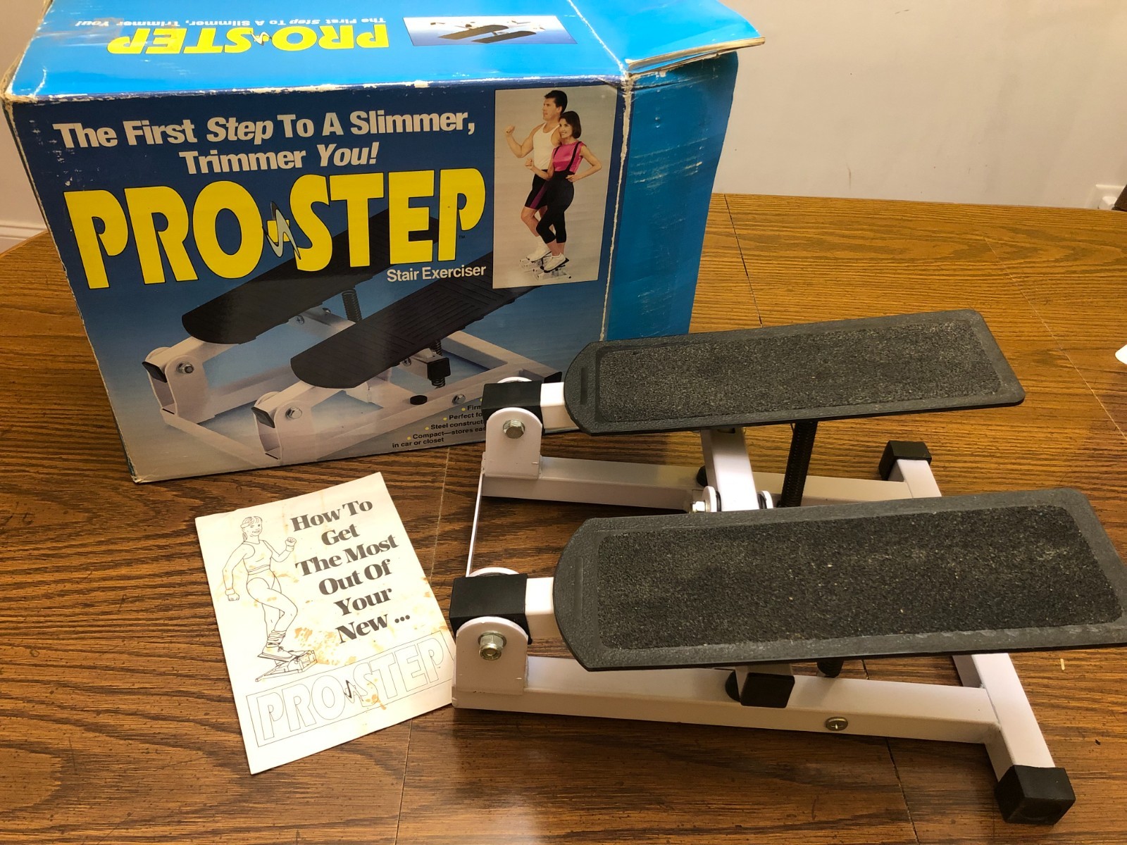New Vintage 1990's Pro-Step Stair Exerciser Compact Cardio Stepper Machine