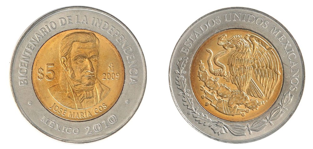 Mexico 5 Pesos, 2009, KM #908, Mint, Commemorative