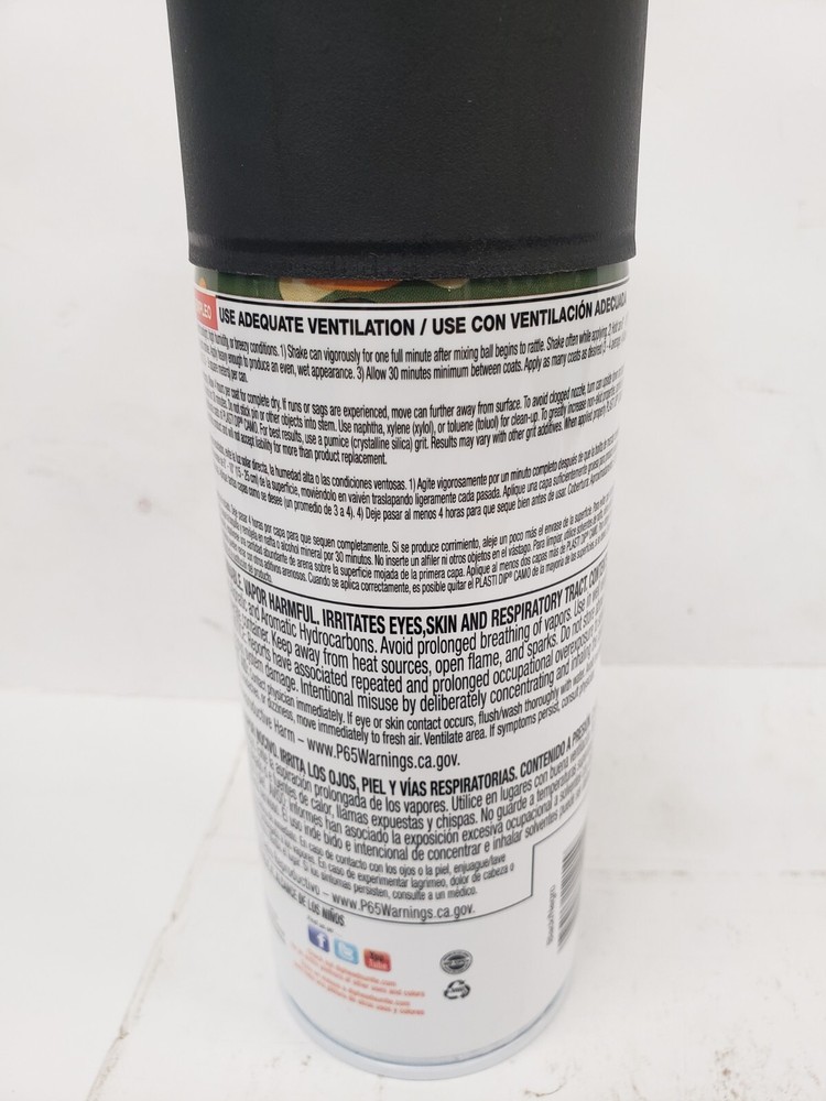 Plasti Dip 118332 Black Camo 11oz Multi-Purpose Rubber Coating