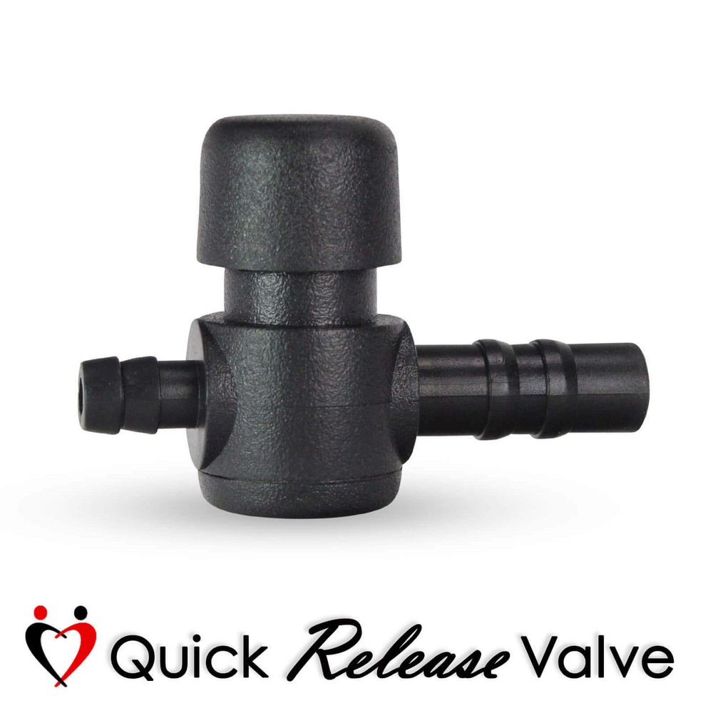 LeLuv Valve for Vacuum Pumps EasyOp Replacement Quick Release 1/4" Barbed