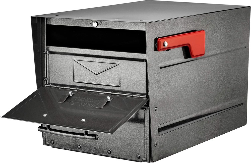Architectural Mailboxes 6400P-R-10 Oasis Eclipse Locking Mailbox, C2, Pewter