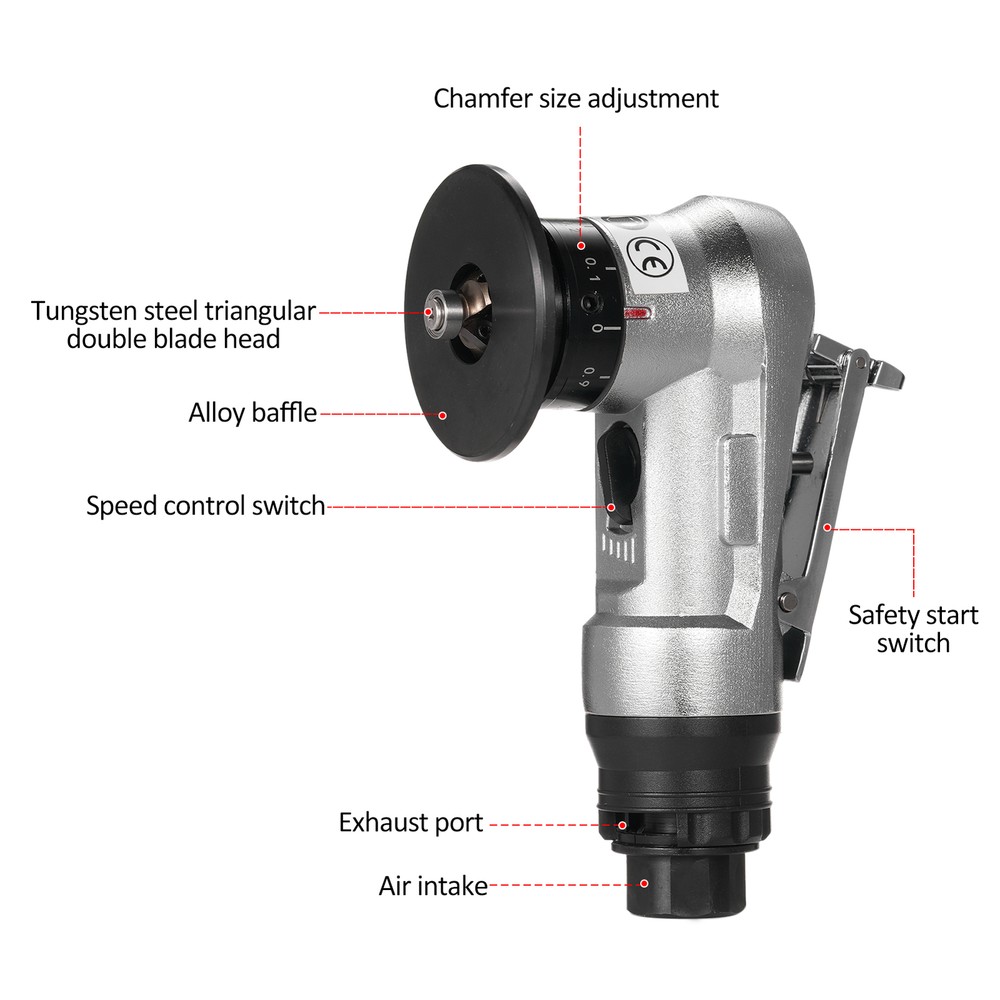-5705 Pneumatic Chamfering Machine 45 Degree Arc Burr Trimmer M2H7