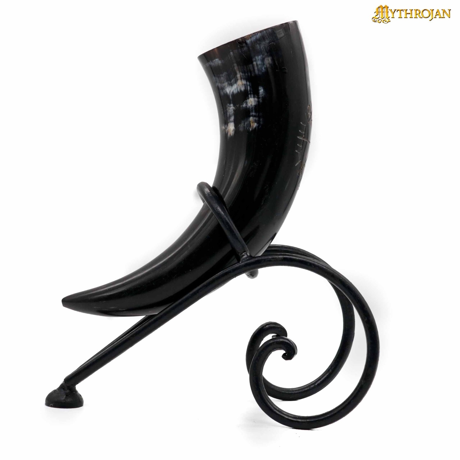 Medieval Horn Rack Hand Forged Iron Viking Knight Cosplay SCA Costume Accessory