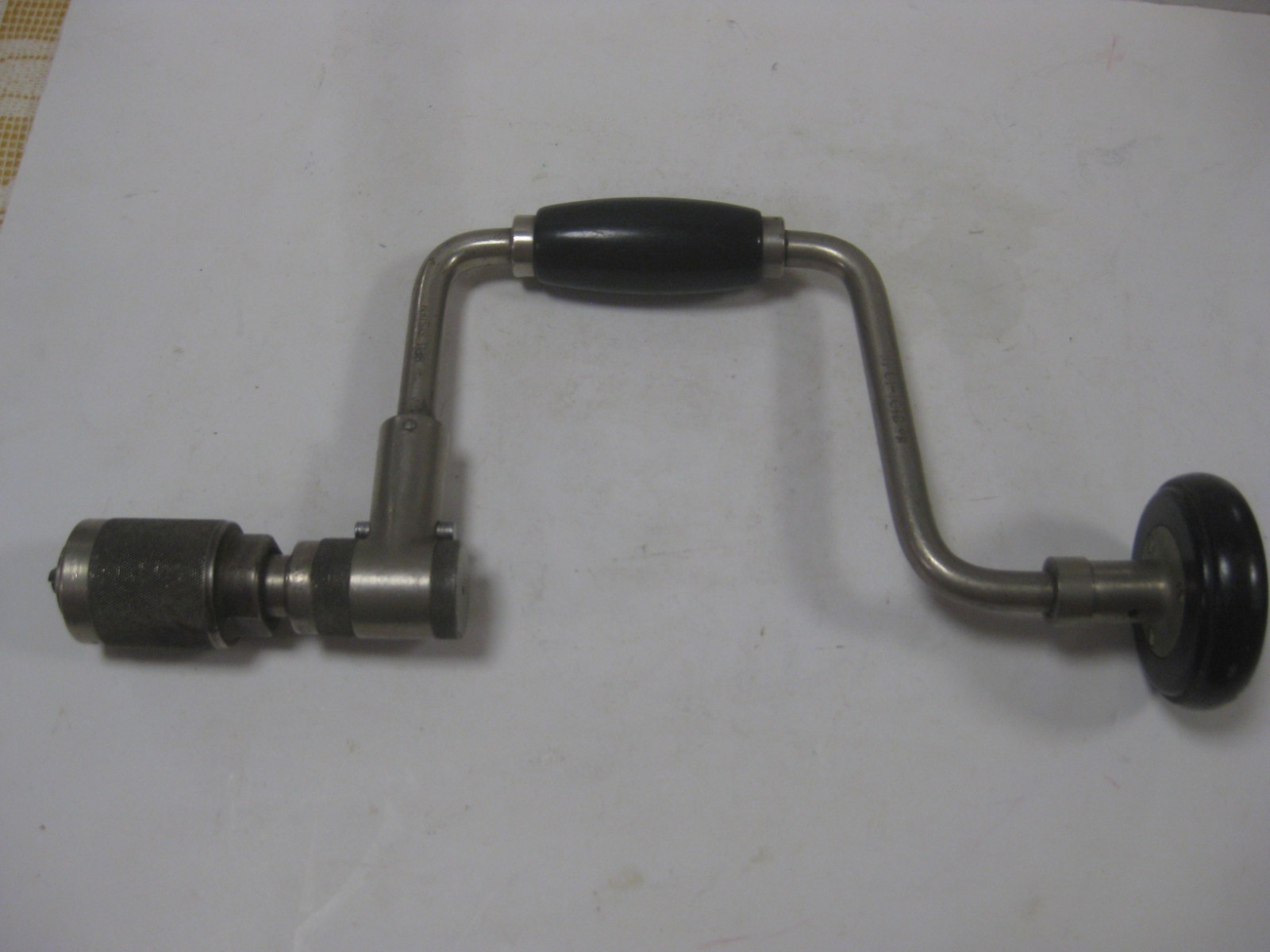 Vintage Yankee North Bros 10” Bit Brace No 2101-10 Hand Drill *Bell System*