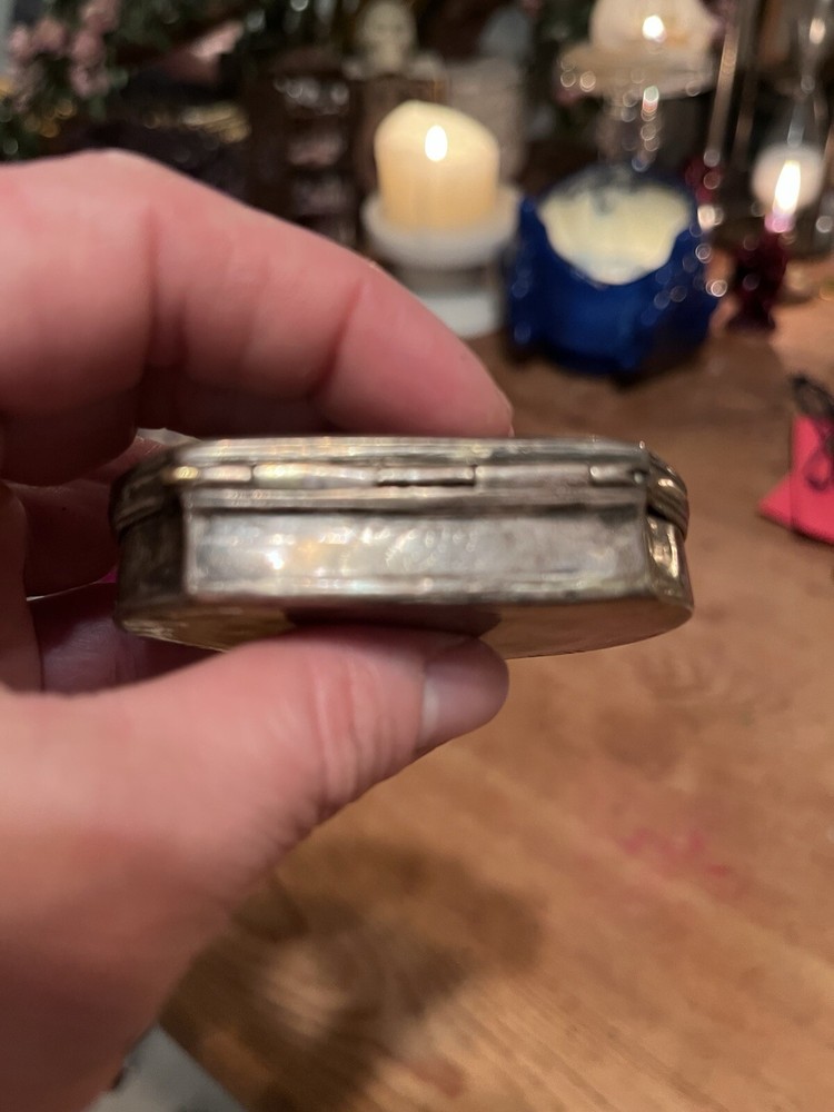 1792 Antique Sterling Silver Snuff Box