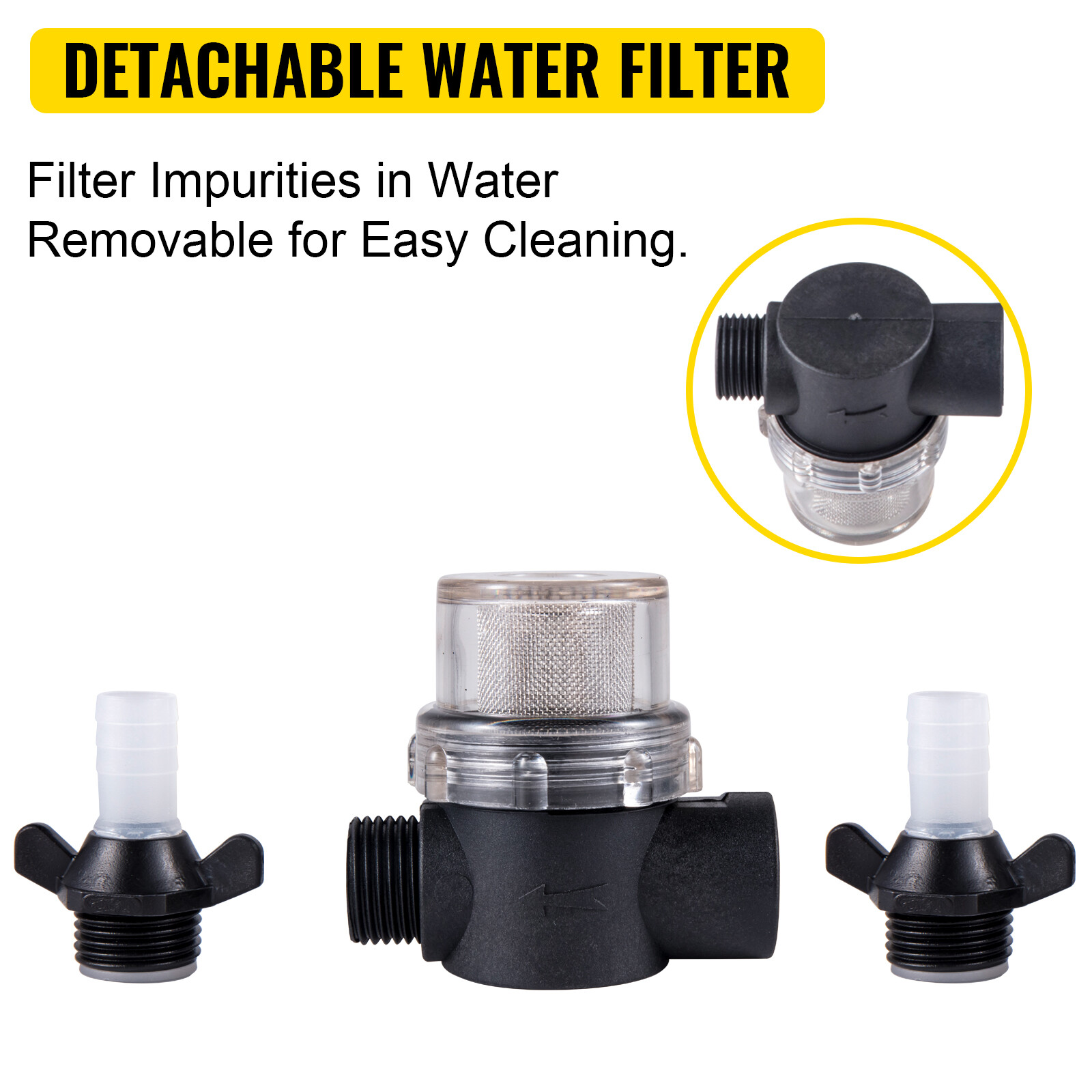 VEVOR Washdown Pump 5.5 GPM Deck Wash Pump Kit 12 V 70 PSI Boat Marine Yacht