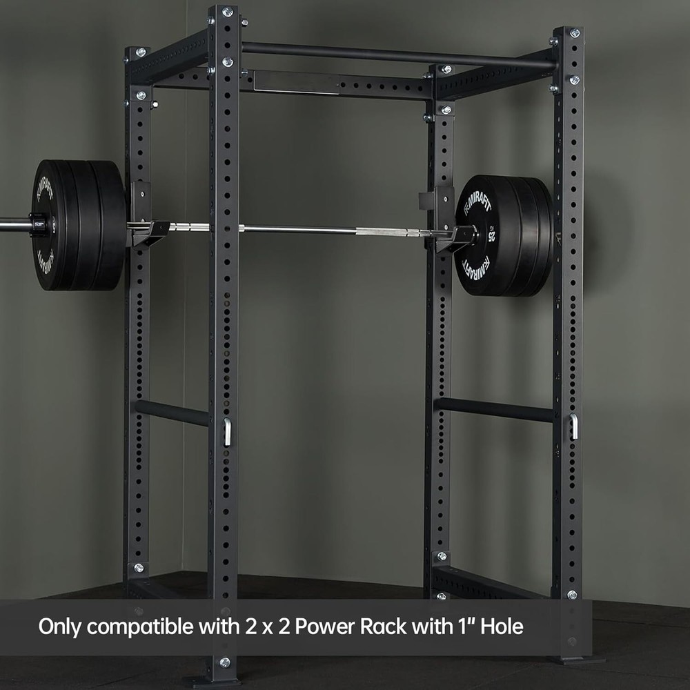Double Bracket J-Hooks for 2" x 2" Power Rack – Ultimate Stability & Safety-