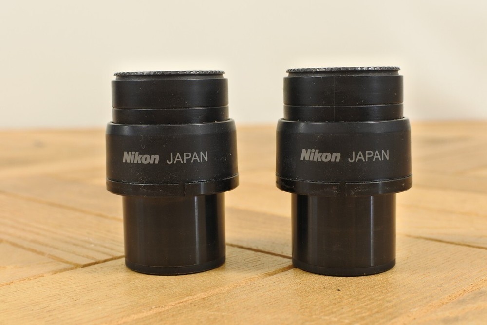 Nikon CFI 10X/22 Microscope Eyepiece Pair for Eclipse, E & I Series from Japan