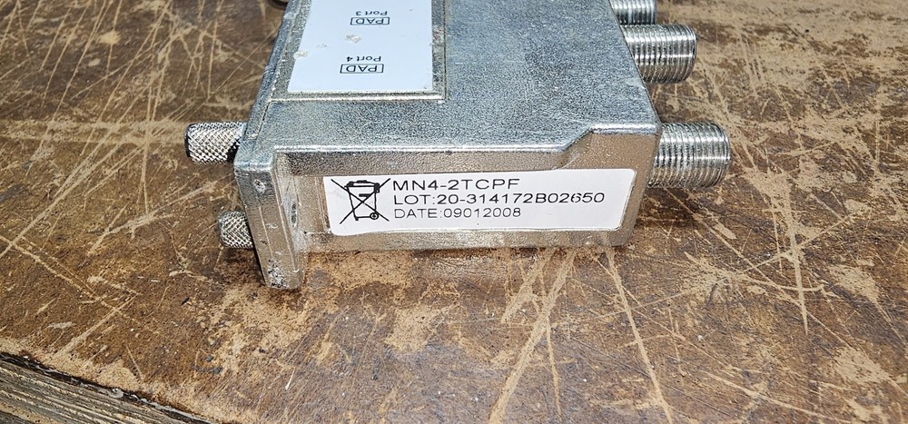 ATX MAXNET MN4-2TCPF Dual 4-WAY Module Combiner used