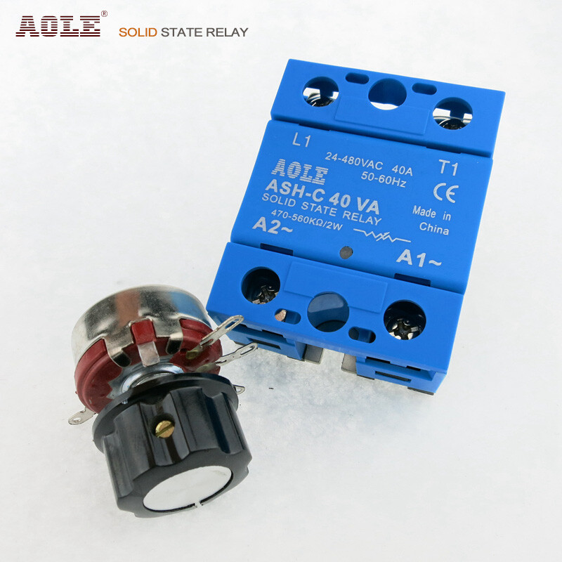 40A single phase AC solid state relay voltage regulator module ASH-C 40VA
