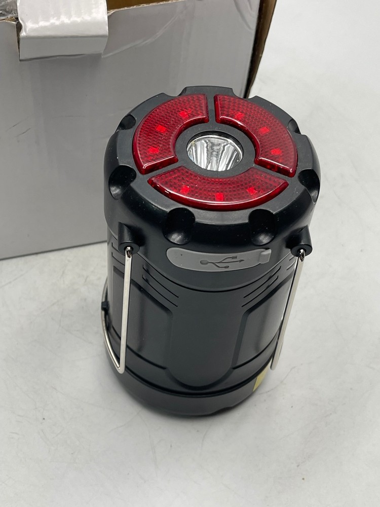 Consciot LED Camping Lantern USB Rechargeable Dual Powersource-2PK