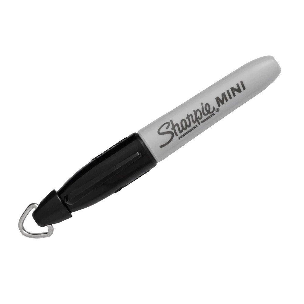 Sharpie Permanent Mini Markers, Fine Point, Black, 72-Pack Canister