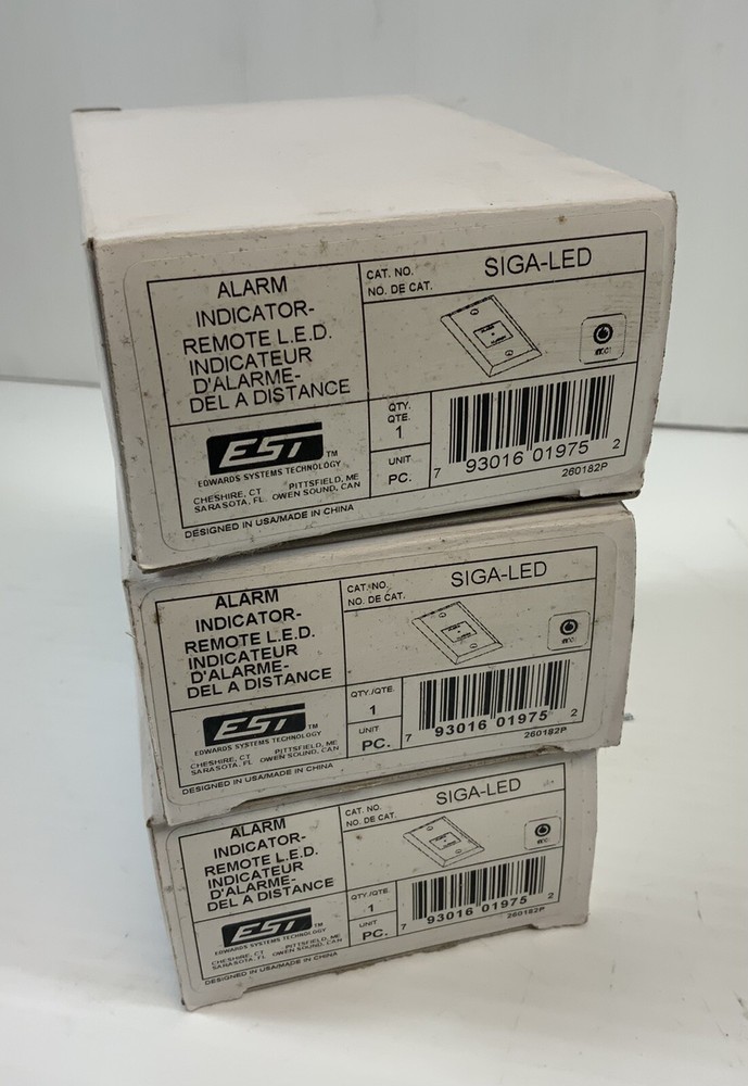 New EDWARDS SIGA-LED Indicator Remote L.E.D.