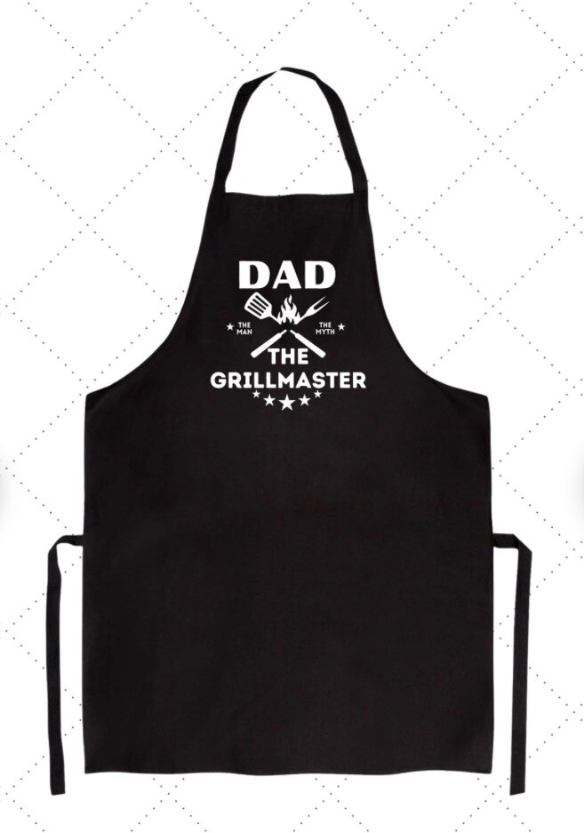 Dad The Grillmaster BBQ Apron New!