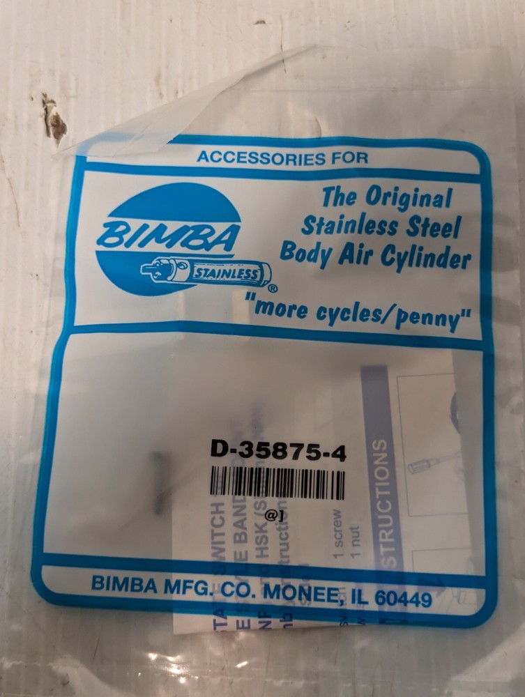 BIMBA HSCQC-02 Hall Effect Solid State Switch PNP + 2M Mating Cable - Free Ship