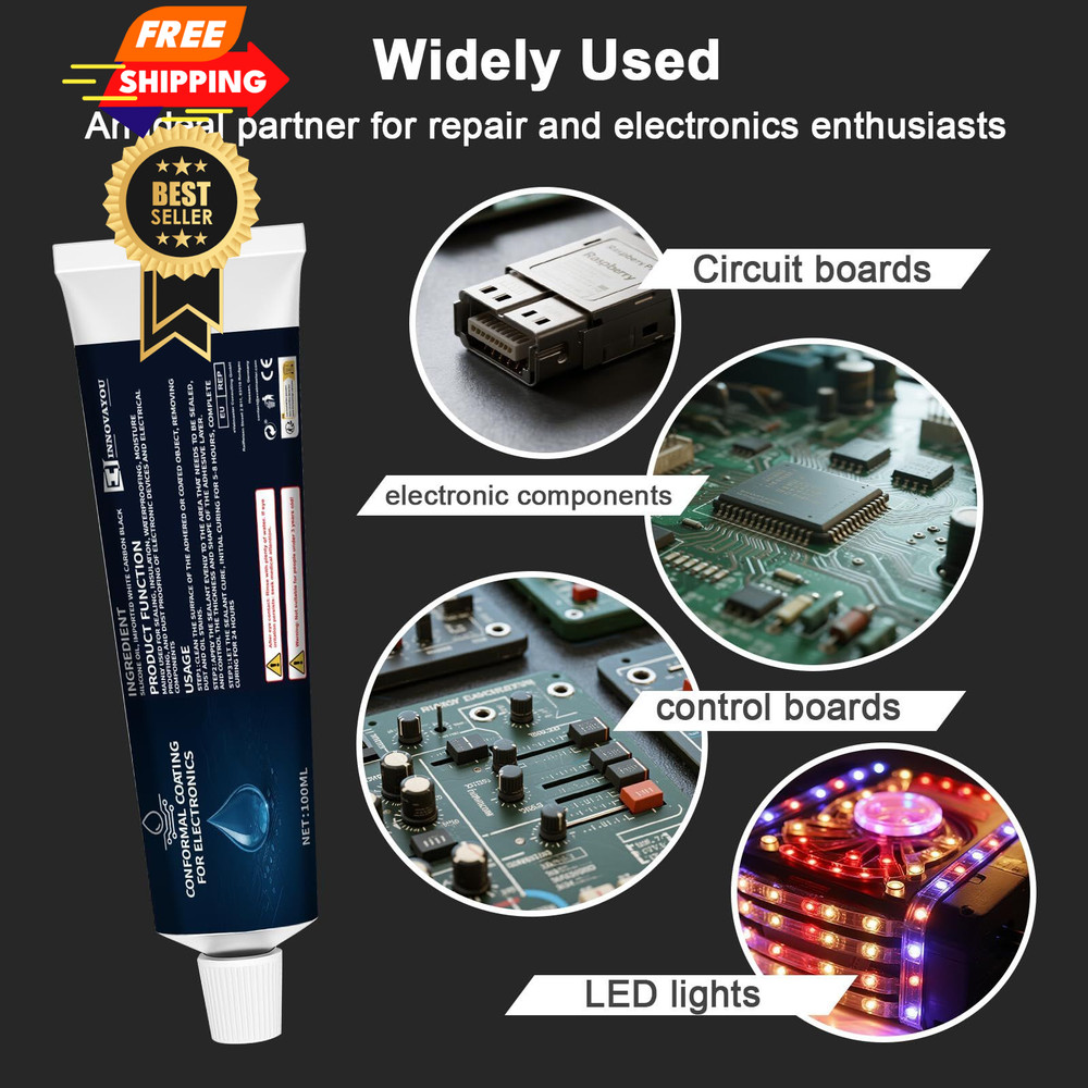 1DFAUL 200ml Conformal Coating for Electronics, Silicone Transparent