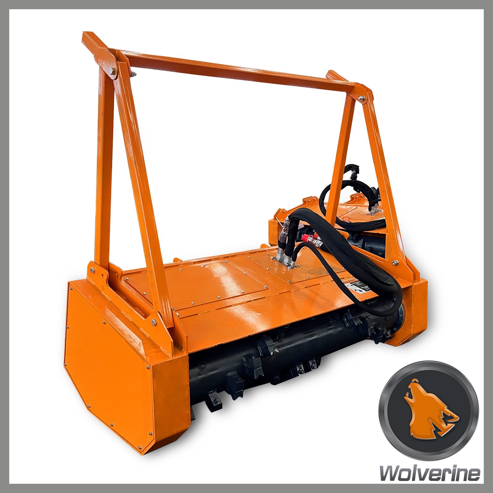 Wolverine 60'' Drum Mulcher Forestry Mulcher attachment for Bobcat skid steer