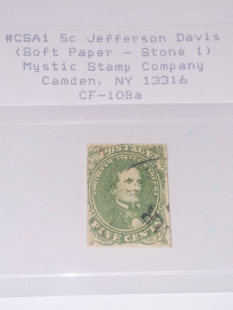 Heritage Collection Confederate States Jefferson Davis 5 CentsUsed