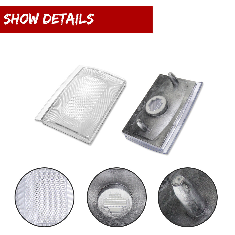 For 1988-93 C K 1500 2500 3500 Suburban Blazer Clear Parking Corner Signal Light