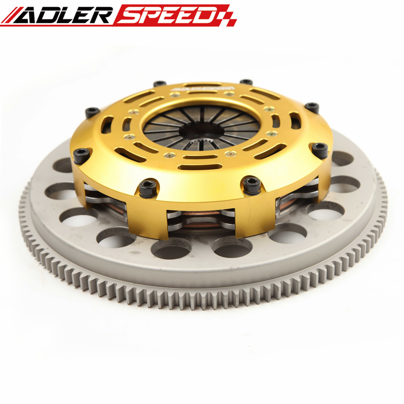 Racing Clutch Twin Disc Kit +Flywheel For Nissan Skyline RB20DET RB25DET 5 SPEED