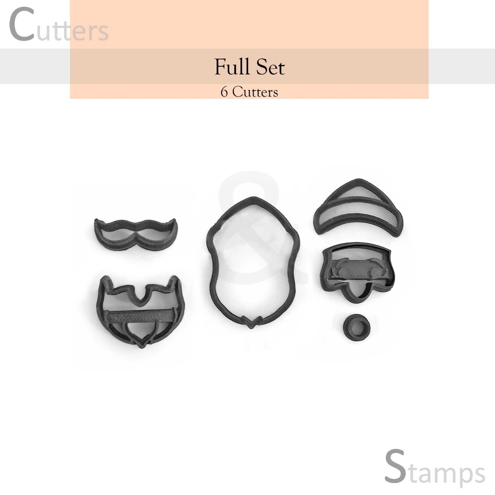 SANTA Polymer Clay Cutter | Christmas Shape Cutter