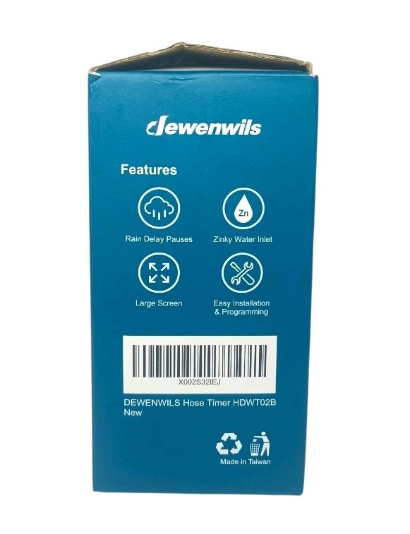 New Dewenwils 2-Zone Automatic Water Timer HDWT02B Hose Irrigation Controller