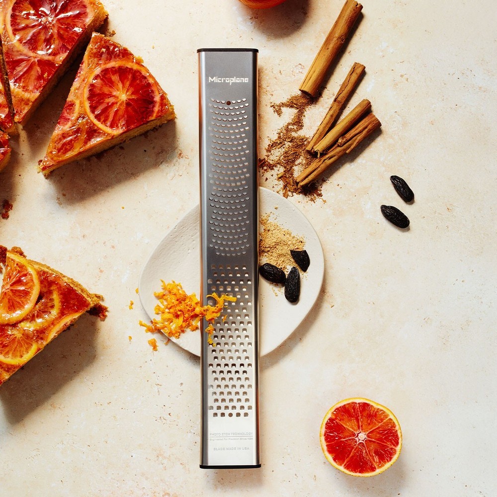 Microplane Dual Blade Zester & Coarse Grater - Premium Kitchen Tool
